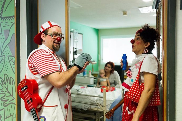 Acción solidaria a favor de los niños hospitalizados.