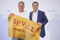 PSOE califica de "acto de desobediencia" el inicio de campaña del PP en Sevilla con Moreno y Sanz