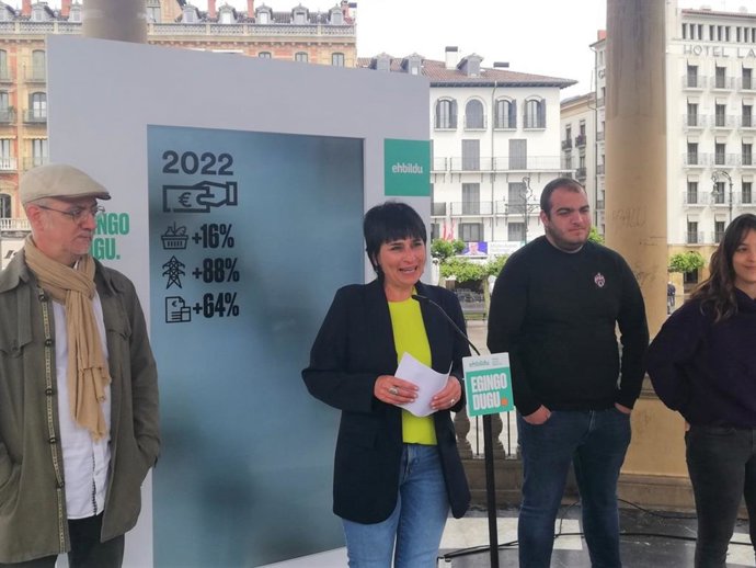 Laura Aznal, candidata de EH Bildu a la Presidencia del Gobierno de Navarra.