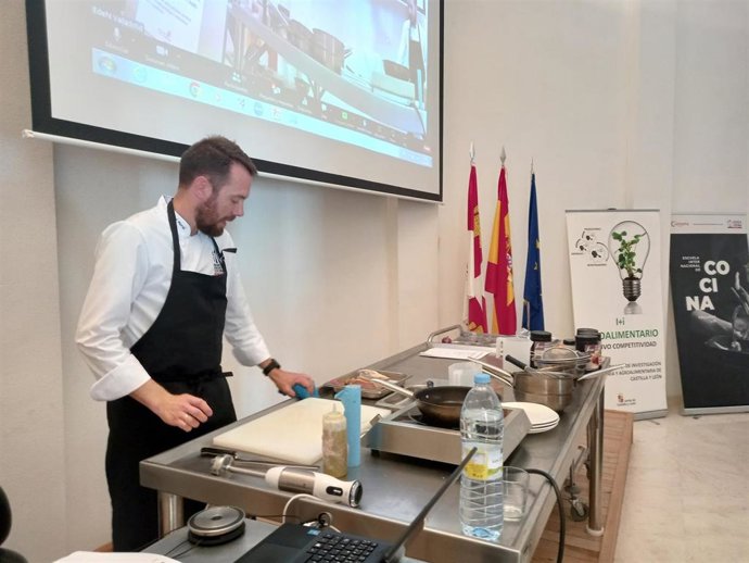 Un momento de la jornada organizada por el ITACyL sobre aplicación de la tecnologia agroalimentaria.