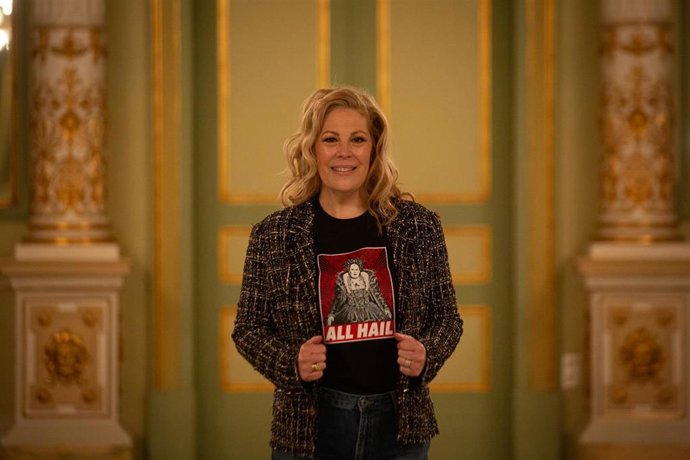 Archivo - La soprano Sondra Radvanovsky posa durante la presentación del recital Las tres reinas  en el Gran Teatre del Liceu de Barcelona, a 4 de mayo de 2021, en Barcelona