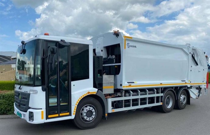 Camión del servicio de residuos de Valncia