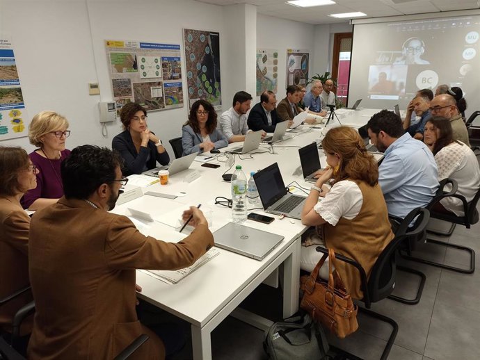 Imagen de la reunión de la Oficina Técnica del Mar Menor