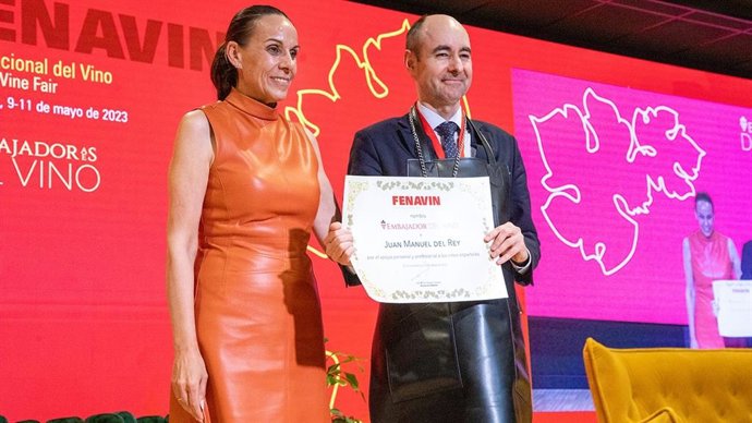 Juan Manuel del Rey, nombrado embajador del vino en España