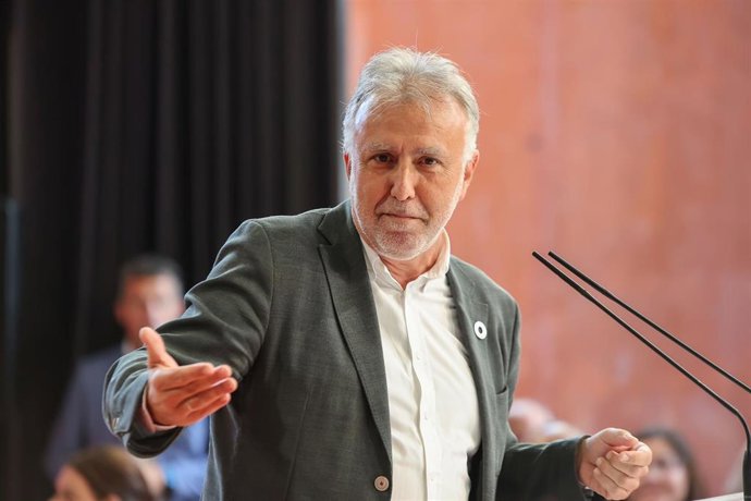El secretario general del PSOE Canarias y presidente del Gobierno de Canarias y candidato a la reelección, Ángel Víctor Torres, en una imagen de archivo