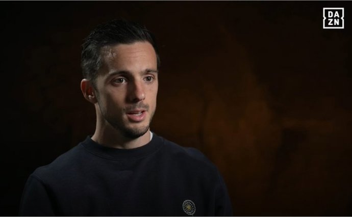 El futbolista Pablo Sarabia, en una entrevista a DAZN.