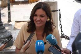 La vicealcaldesa de Valncia y candidata socialista a la alcaldía, Sandra Gómez.