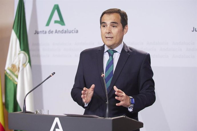El consejero de Justicia, Administración Local y Función Pública de la Junta de Andalucía, José Antonio Nieto, archivo 