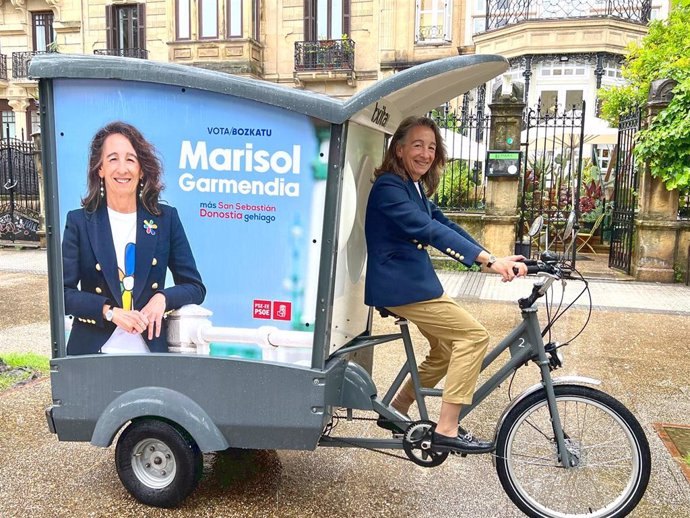 La candidata socialista  a la Alcaldía de San Sebastián, Marisol Garmendia