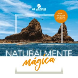 Cartel de la campaña turística de La Gomera