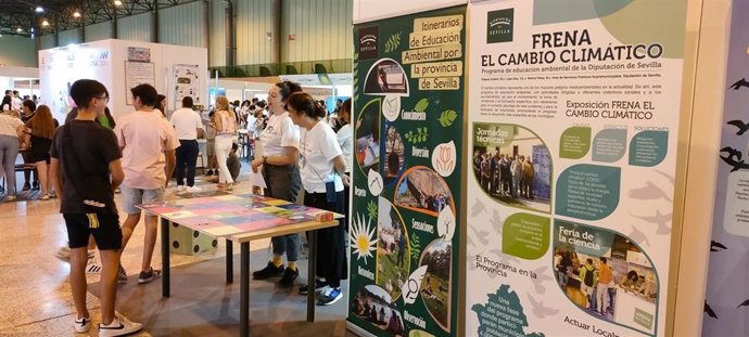 Expositor de la Diputación de Sevilla en la Feria de la Ciencia