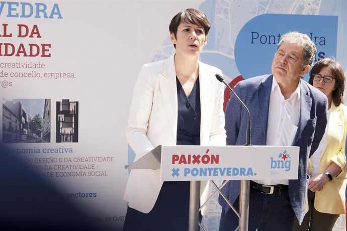 Ana Pontón y Miguel Anxo Fernández Lores
