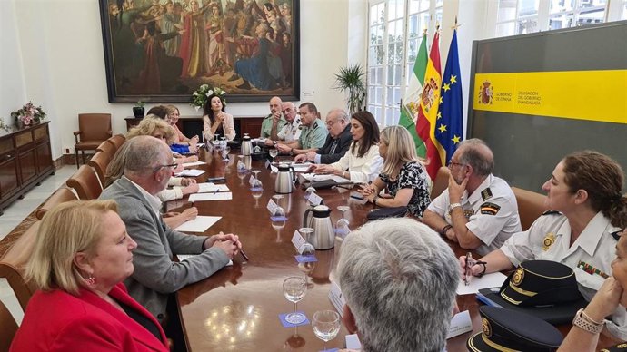 Comisión de Coordinación contra la Violencia de Género celebrada en la Delegación del Gobierno en Andalucía.