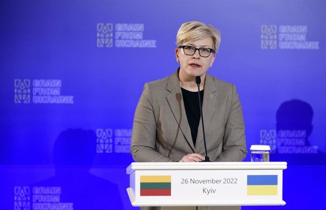 Archivo - La primera ministra de Lituania, Ingrida Simonyte
