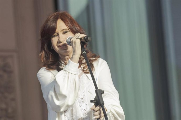 Archivo - Cristina Fernández, vicepresidenta de Argentina