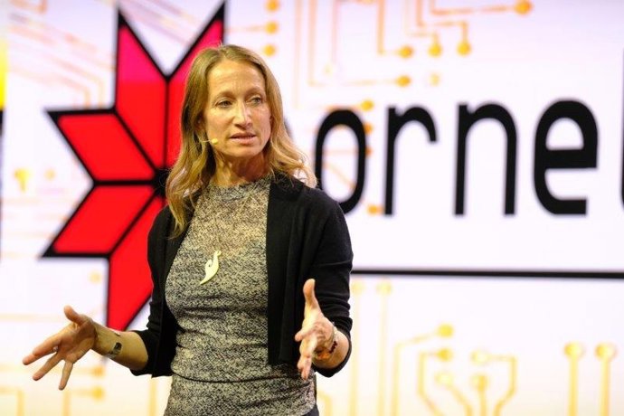 Céline Cousteau en el Cornell Creació Frum