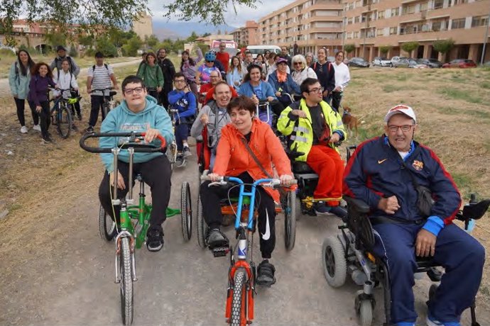 Actividad deportiva de personas con discapacidad.