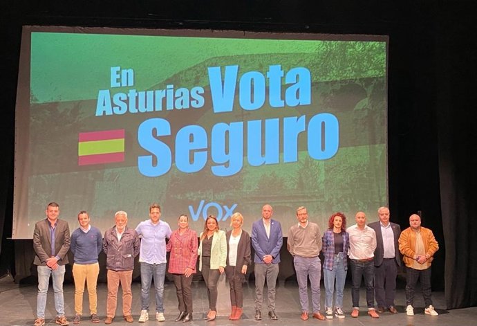 Inicio de campaña de Vox en Asturias.
