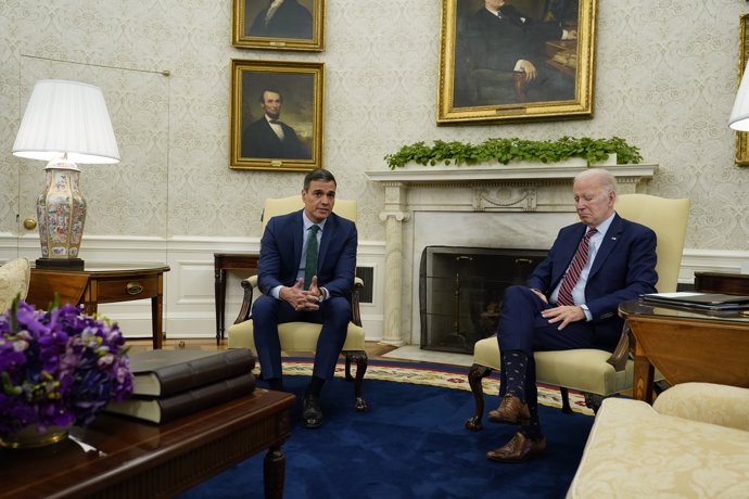 Sánchez y Biden se reúnen en la Casa Blanca