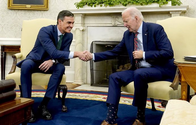 Sánchez y Biden se reúnen en la Casa Blanca