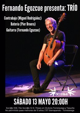 La Asociación Octubre acogerá el día 13 la actuación del compositor argentino Fernando Egozcue