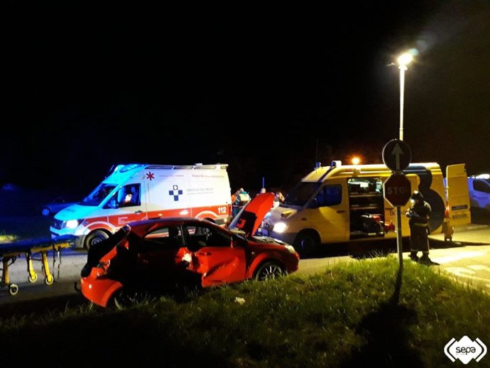 Accidente de tráfico en Tineo