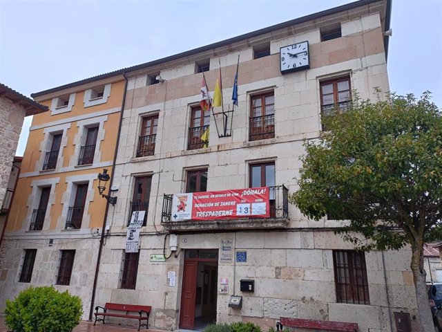 Fachada del Ayuntamiento de Trespaderne (Burgos)