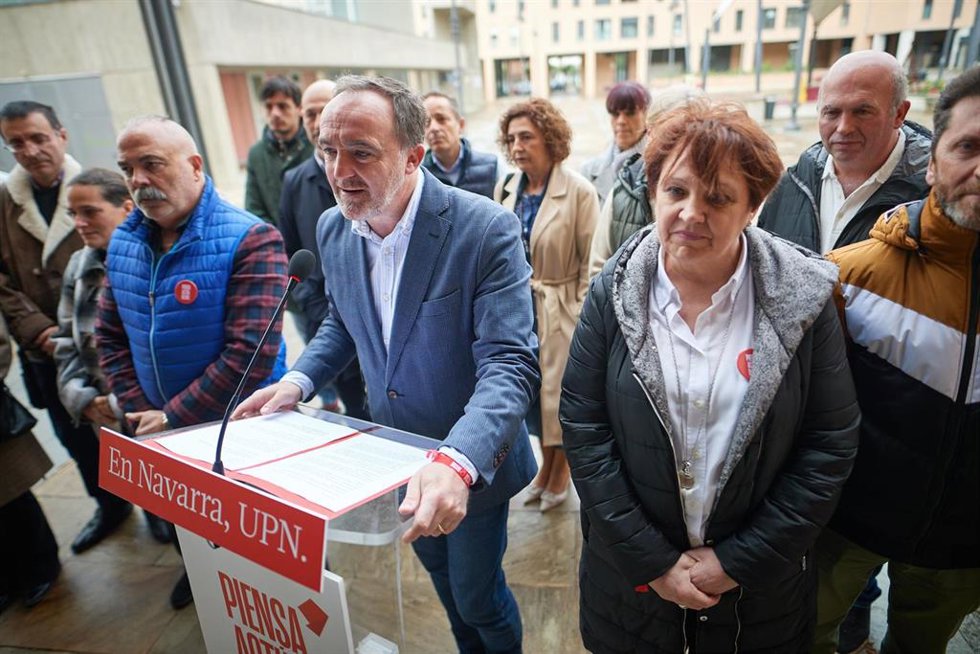 Javier Esparza, candidato de UPN a la Presidencia del Gobierno de Navarra.