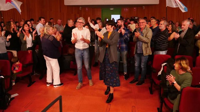 La portavoz nacional del BNG, Ana Pontón, en Ferrol