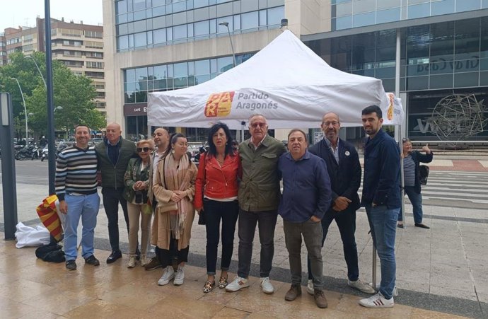 La mesa informativa estaba instalada en la avenida María Zambrano.