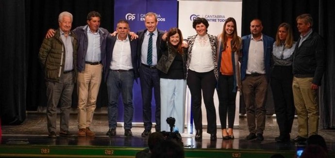 Acto de campaña del PP en Santoña