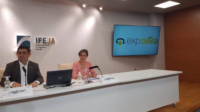 El presidente de la Diputación de Jaén y presidente de Ferias Jaén, Francisco Reyes, realiza balance de Expoliva 2023
