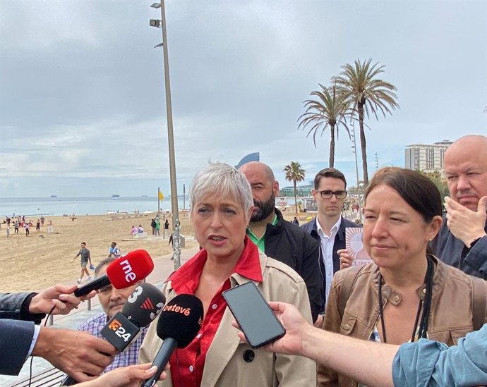 La candidata de Cs a l'Alcaldia de Barcelona, Anna Grau, presenta les principals mesures de Cs en matria de turisme a Barcelona