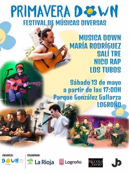 Down La Rioja Arsido celebrará un Festival de Músicas Diversas en el parque Gallarza de Logroño
