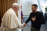 Foto: Papa Francisco.- Zelensky se reúne con el Papa en el Vaticano: "Es un gran honor"