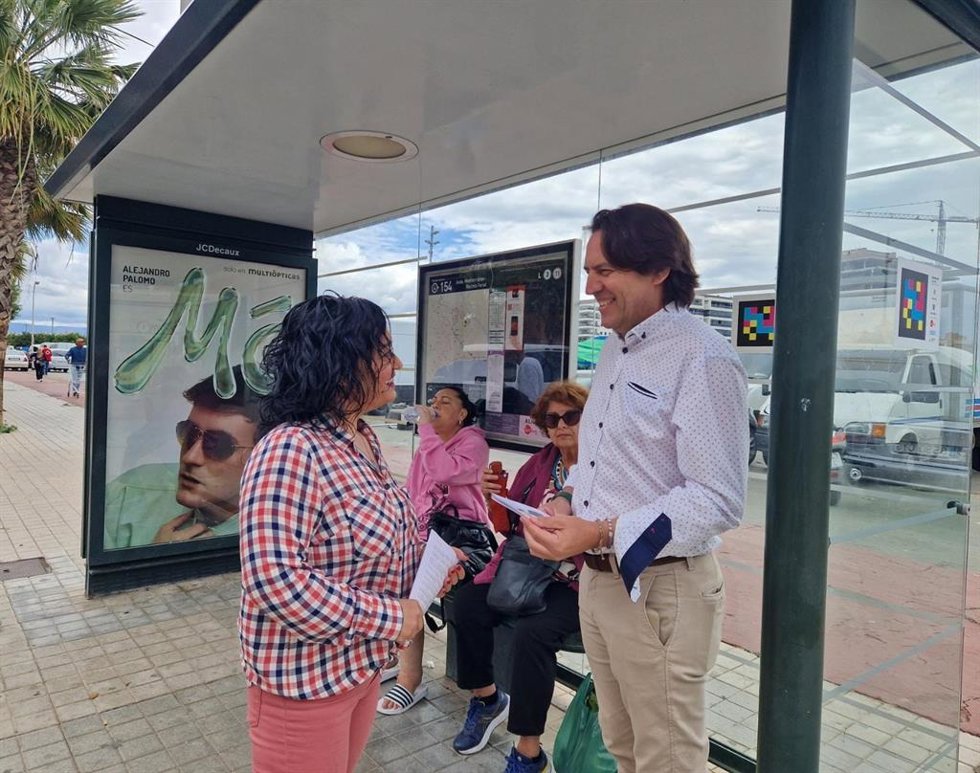 El candidato de Ciudadanos (CS) a la alcaldía de Almería, Rafael Burgos