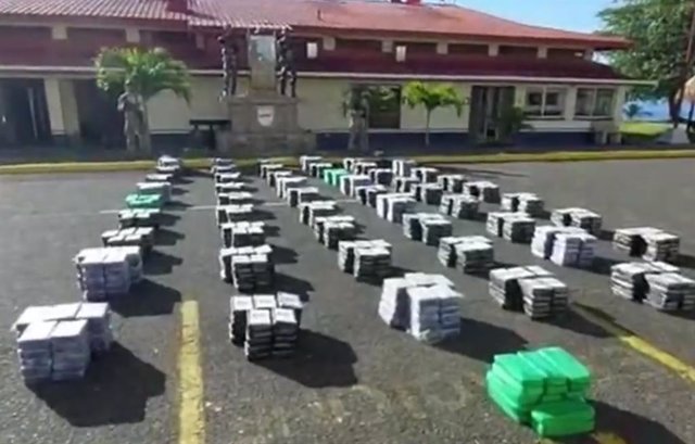 Fardos de cocaína incautados en Colombia