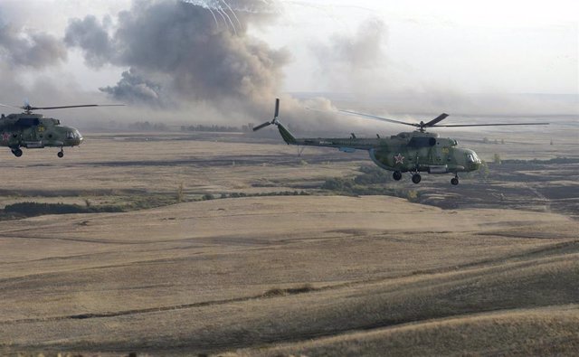 Archivo - Foto de archivo de un helicóptero Mi-8 del Ejército de Rusia