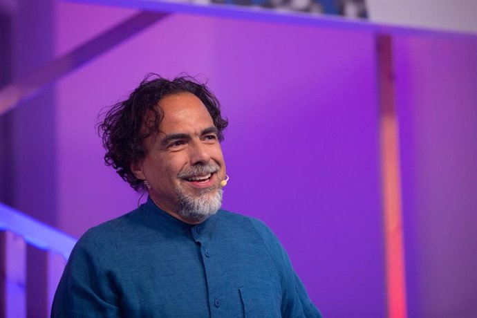 El 'oscarizado' director mexicano, Alejandro González Iñárritu, durante su intervención en el ciclo 'Verdial. Fiesta de las Letras y la Cultura Iberoamericana' en Málaga.