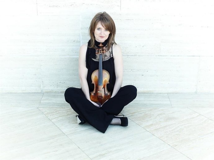 La violinista Birgit Kolar.