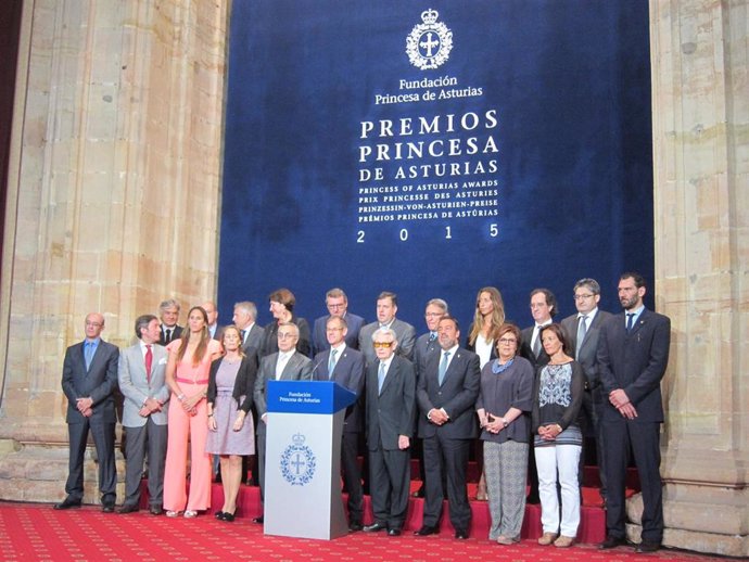 Archivo - El jurado del Premio Princesa de Asturias de los Depoertes 2015.