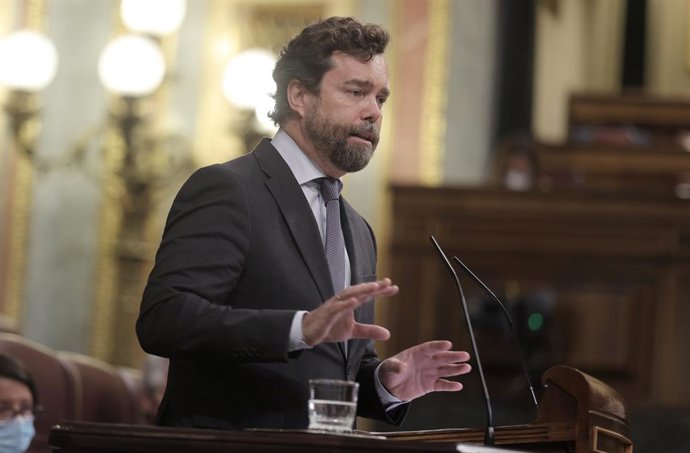 Archivo - El portavoz de Vox en el Congreso, Iván Espinosa de los Monteros