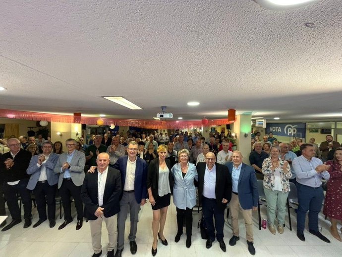 José Ballesta en el mitin ofrecido en Beniaján