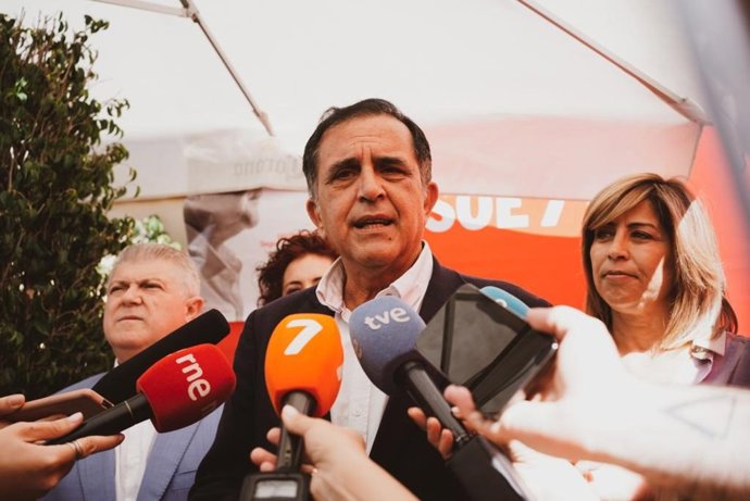 José Antonio Serrano, candidato del Partido Socialista a la Alcaldía en el Ayuntamiento de Murcia