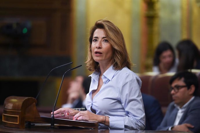 La ministra de Transportes, Movilidad y Agenda Urbana, Raquel Sánchez