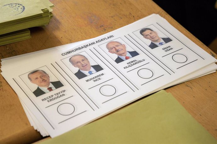 Papeleta de las elecciones presidenciales de Turquía