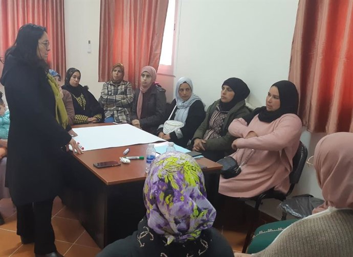 Imagen del centro creado en Dar Al Oumouma para el alojamiento temporal de hasta ocho mujeres pre y post parto con sus acompañantes, en el Centro de Salud Rural Nivel 2 (con módulo de parto) de Souk l'Qolla, con una población de más de 15.000 personas