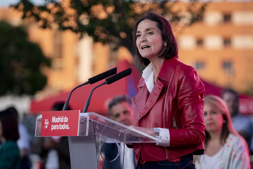 La candidata del PSOE a la alcaldía de Madrid, Reyes Maroto.