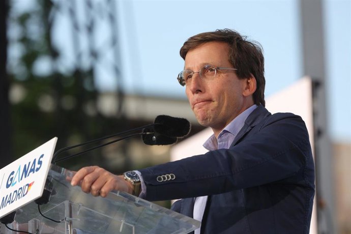 El alcalde de Madrid y candidato a la reelección, José Luis Martínez-Almeida.