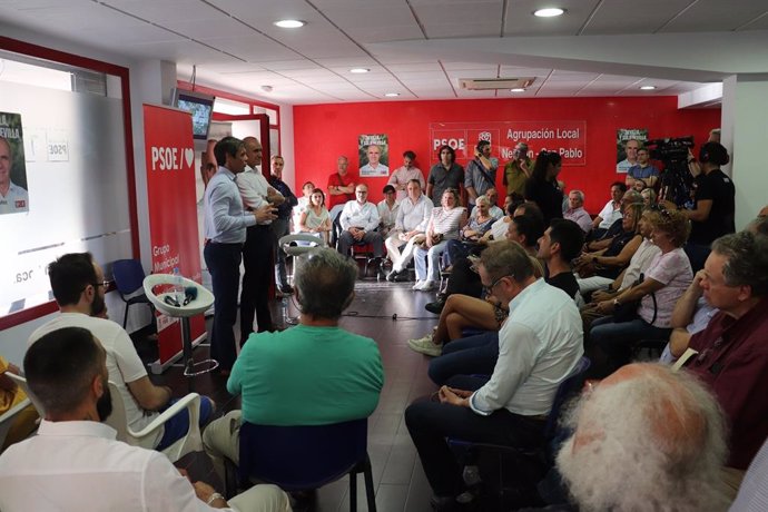 Acto de Antonio Muñoz en Sevilla